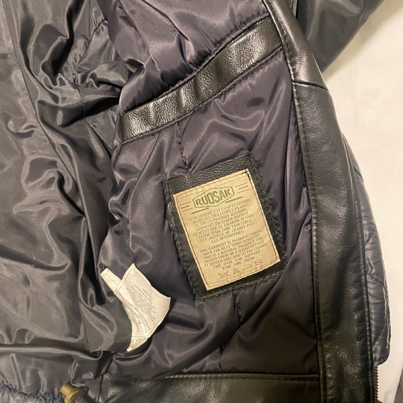 RUDSAK Rare leather/nylon Bomber. Original conception of the Modern RUDSAK Mateo - Picture 10 of 14